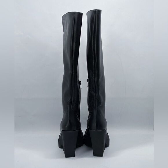 Gia Borghini  Texan Leather Platform Knee-High Boots size 37 - Picture 5 of 13
